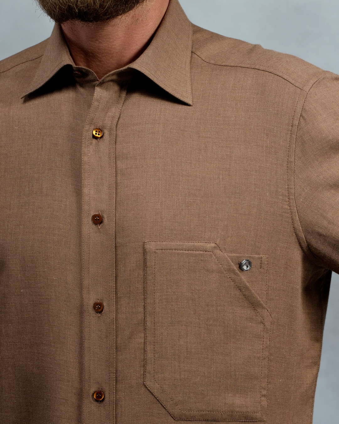 Casual shirt, cotton and cashmere