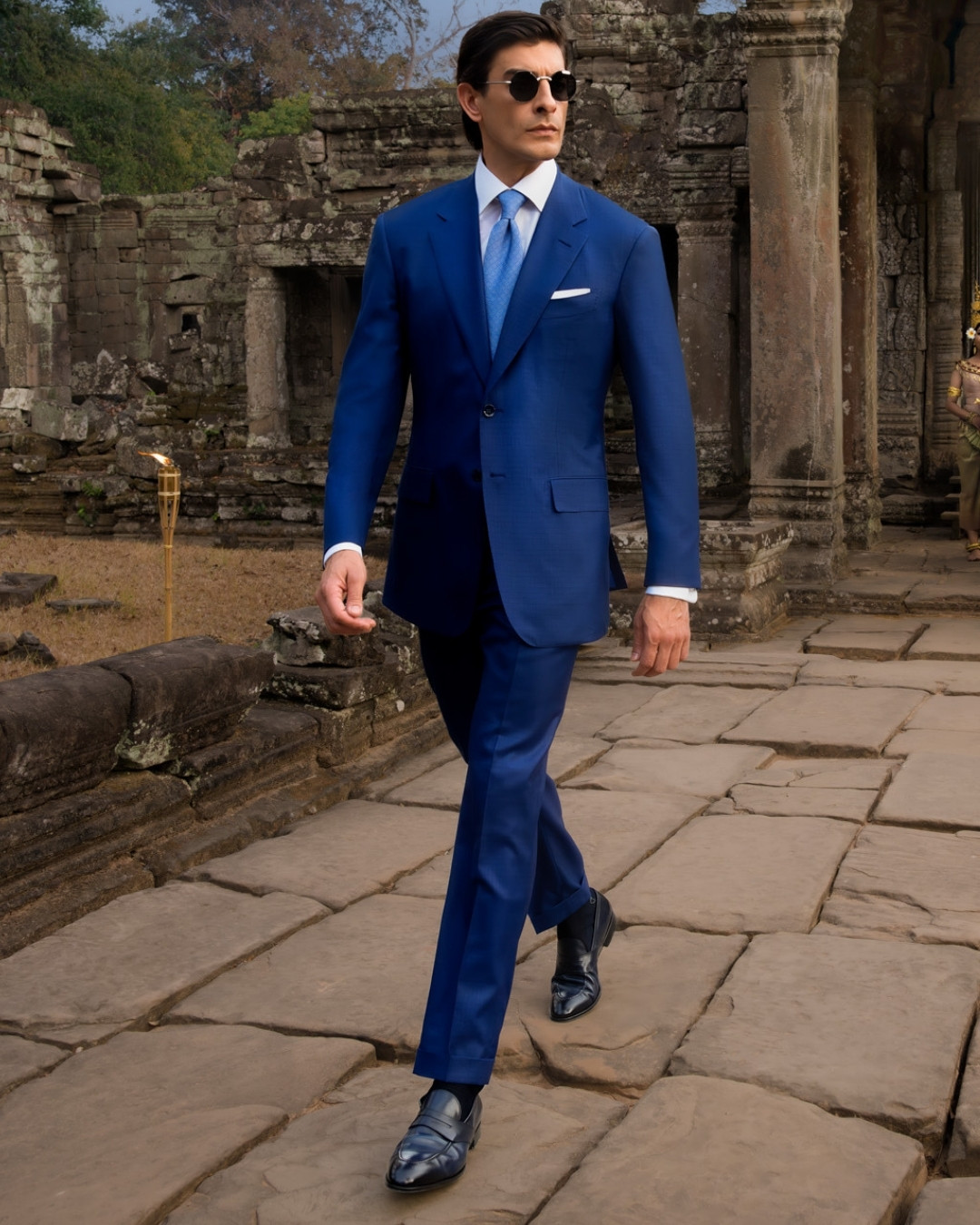 The model in Preah Khan Temple