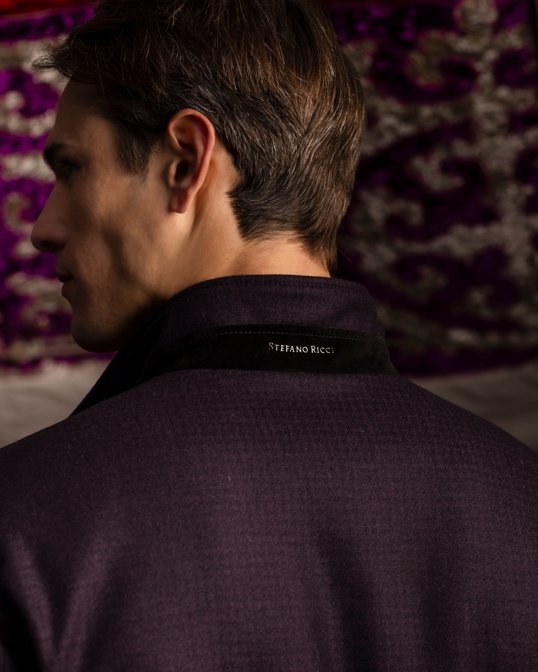 Blouson, wool and cashmere blend