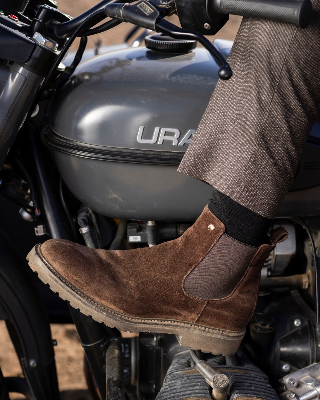 Ankle boots, 100% suede