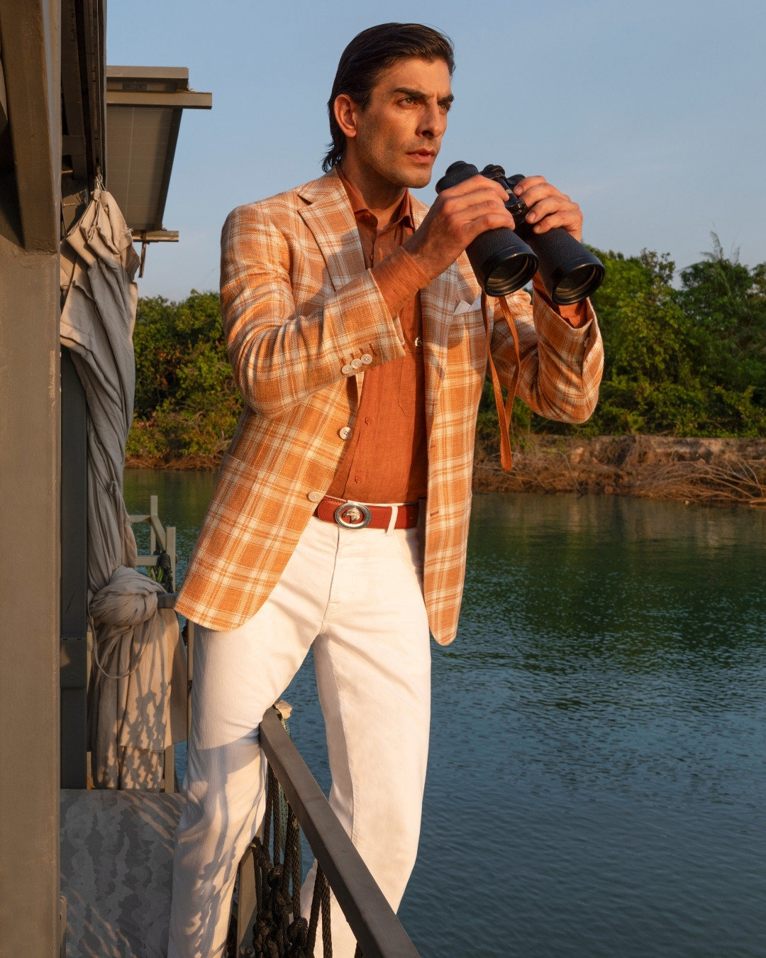 The model in Mekong River